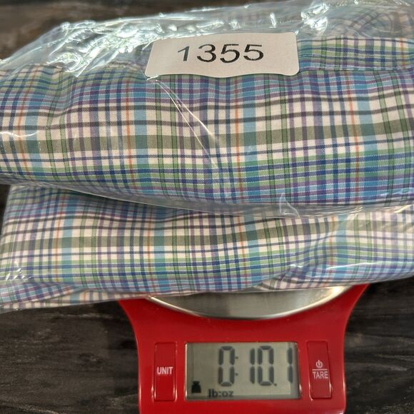 Peter Millar Mens Button Down Shirt XL 100% Cotton Plaid Checkered Preppy Office - Picture 8 of 8